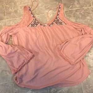 Cold shoulder blouse